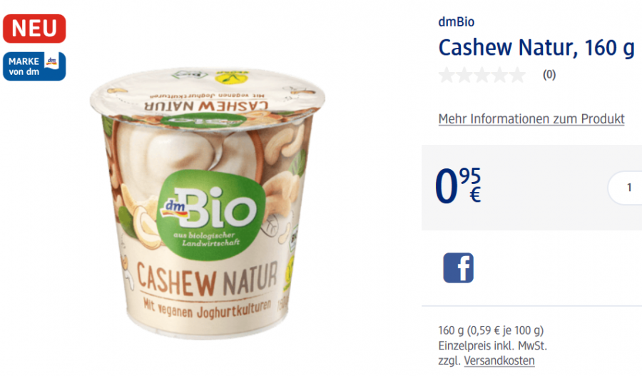 Screenshot_2019-06-16 dmBio Cashew Natur, 160 g dauerhaft günstig online kaufen dm de.png
